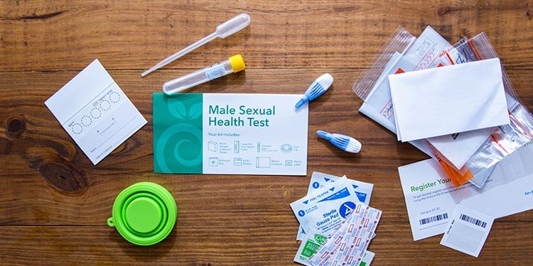At Home Std Test Kit For Men Easily Check For 7 Common Stds Everlywell